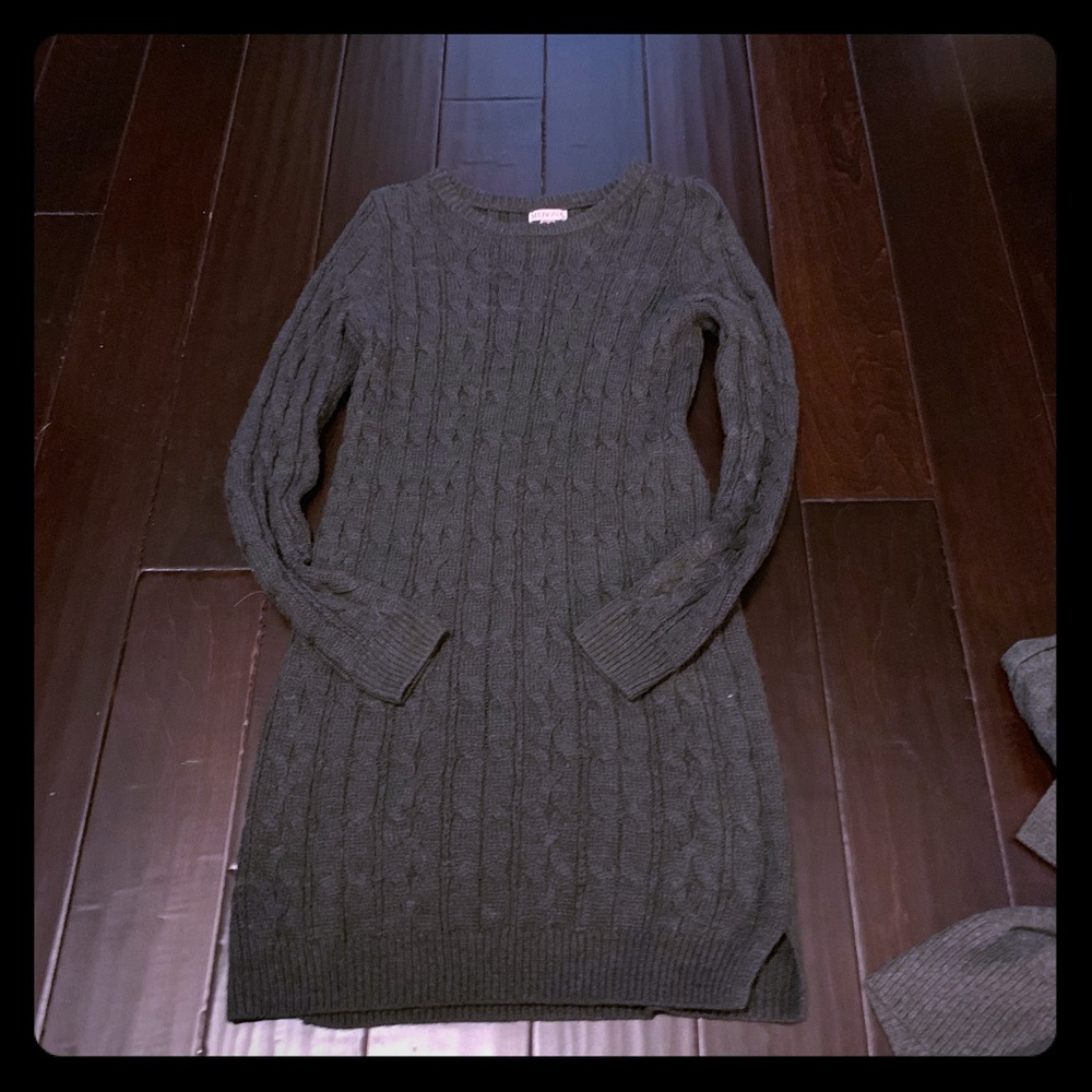 Merona gray sweater dress